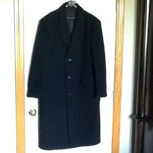 COPY - Men's Black Adams Row Wool Coat
